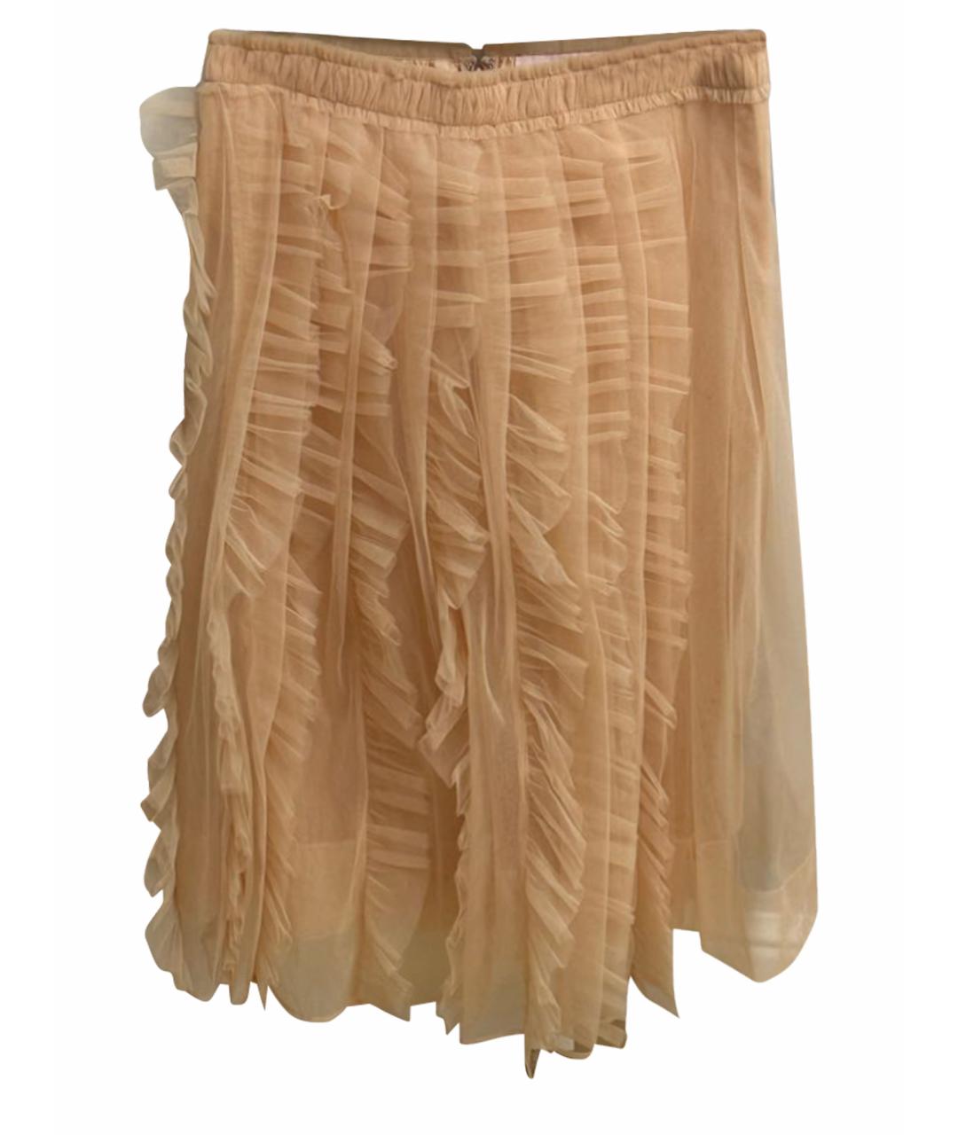 SIMONE ROCHA Розовая полиэстеровая юбка миди, фото 1