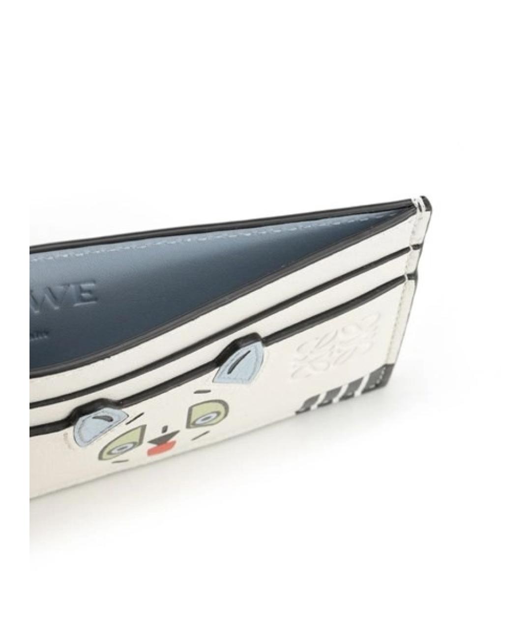 LOEWE Бежевый кожаный кардхолдер, фото 4