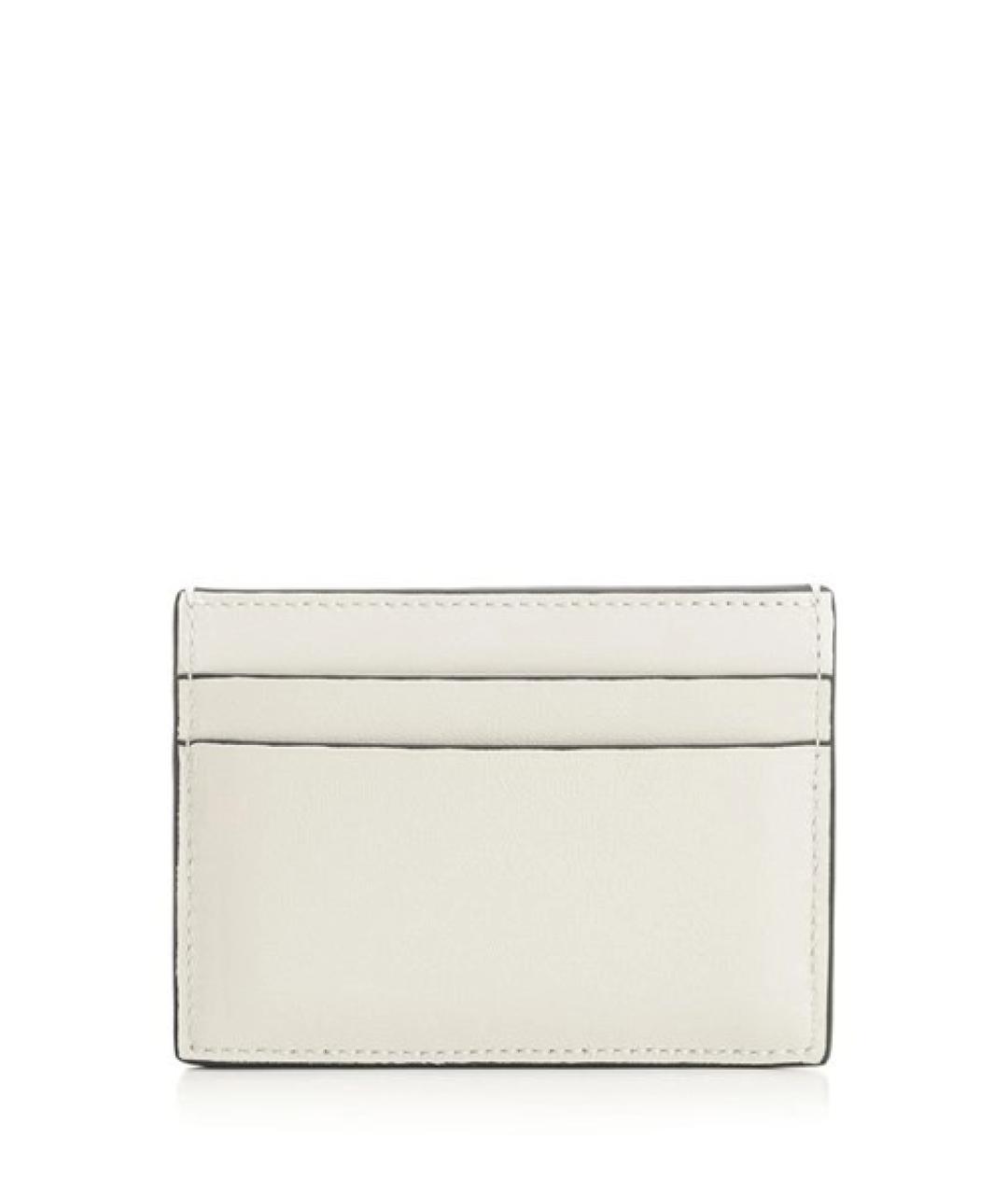 LOEWE Бежевый кожаный кардхолдер, фото 3