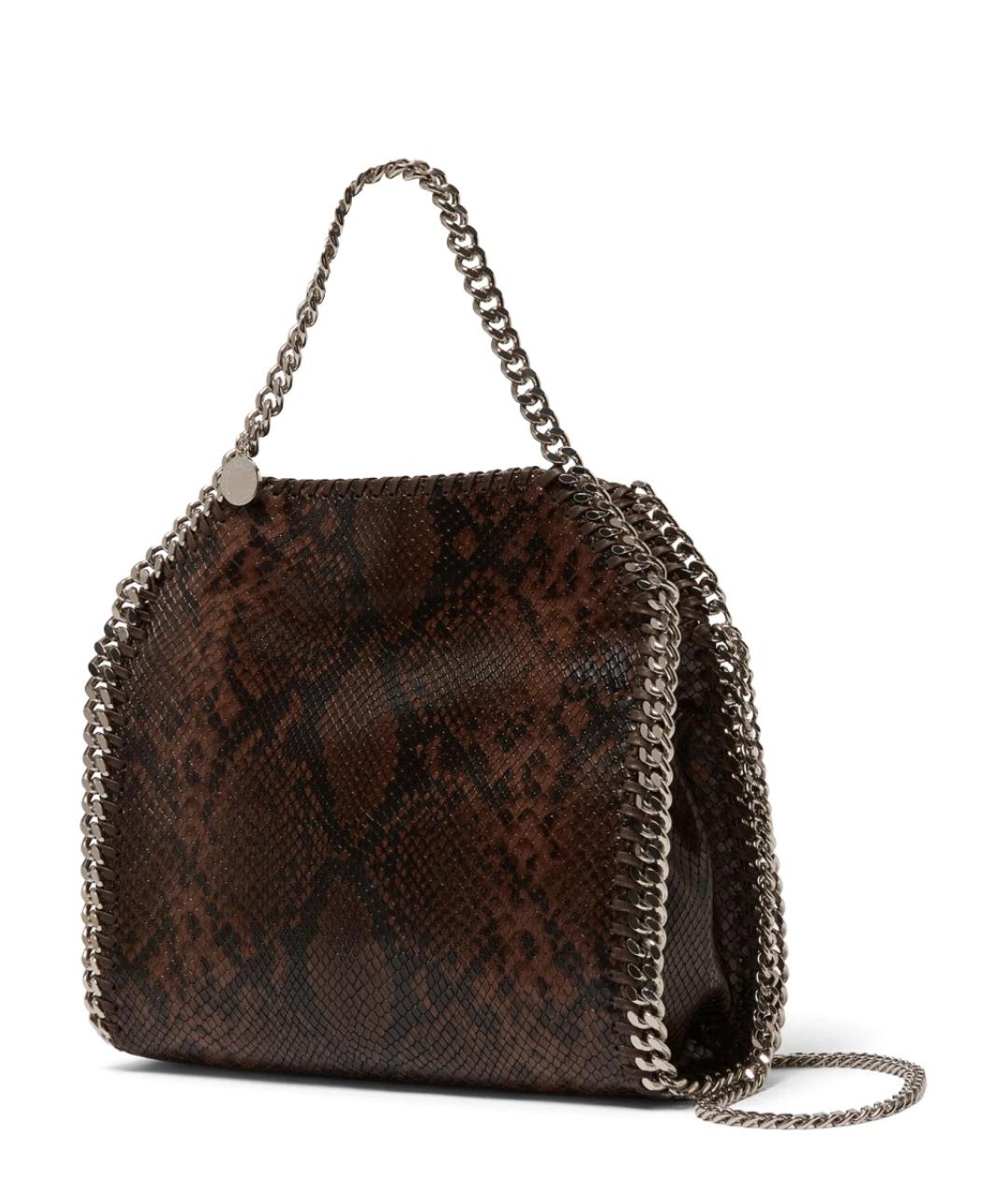 STELLA MCCARTNEY Коричневая синтетическая сумка через плечо, фото 2