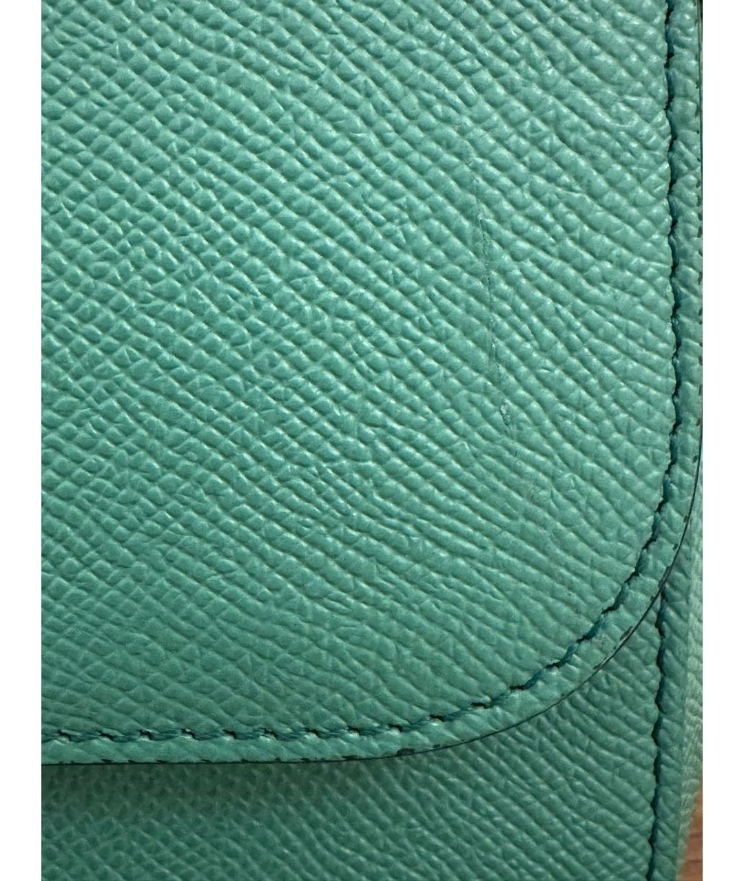 DOLCE&GABBANA Зеленая кожаная сумка через плечо, фото 7