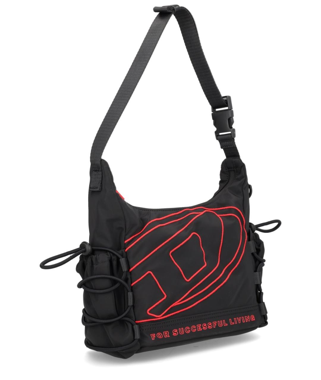 DIESEL Черная сумка с короткими ручками, фото 2