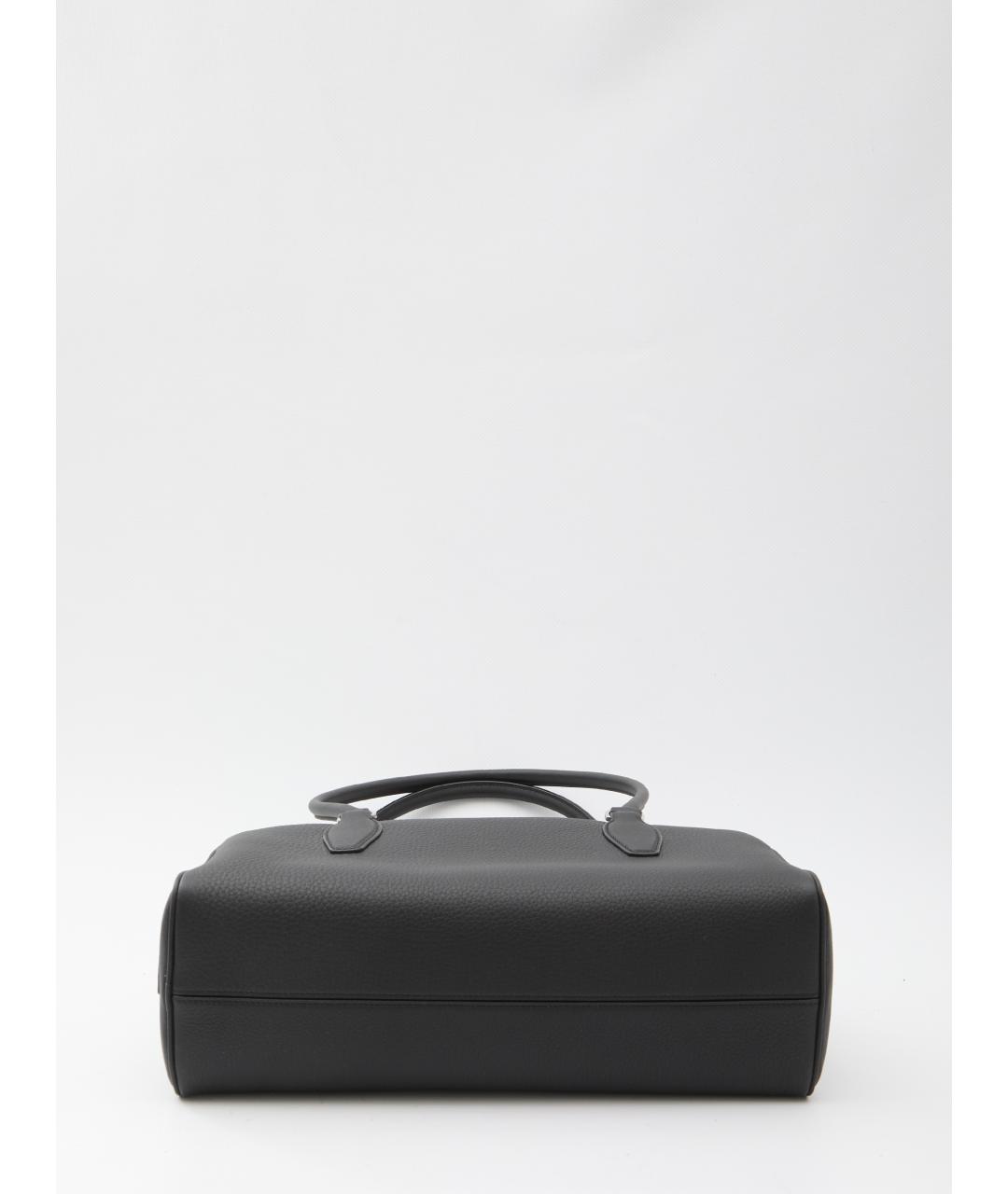 THE ROW Черная кожаная сумка через плечо, фото 3