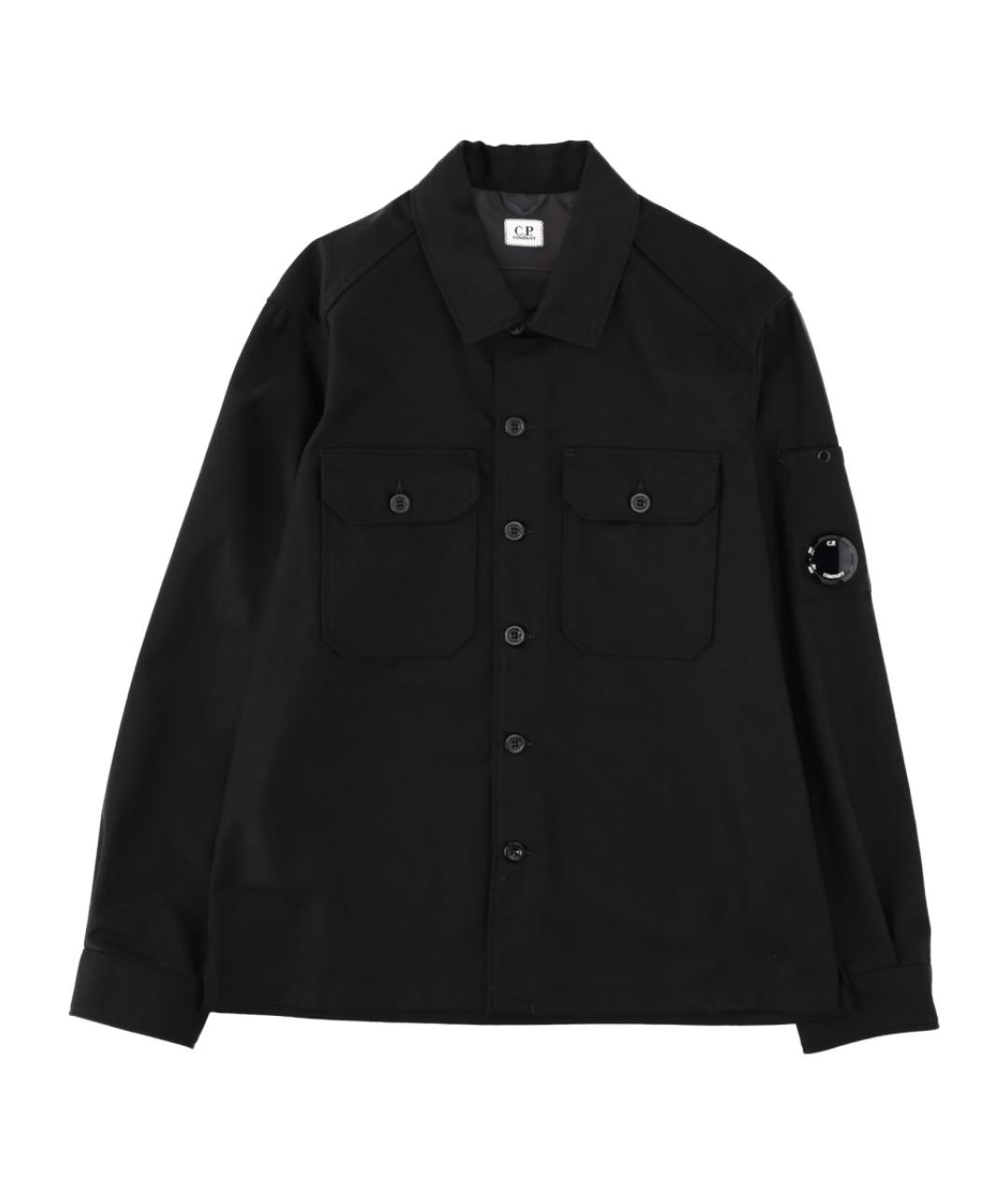 CP COMPANY Черная шерстяная куртка, фото 1