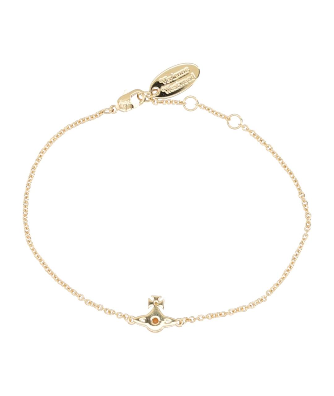 VIVIENNE WESTWOOD Золотой латунный браслет, фото 2
