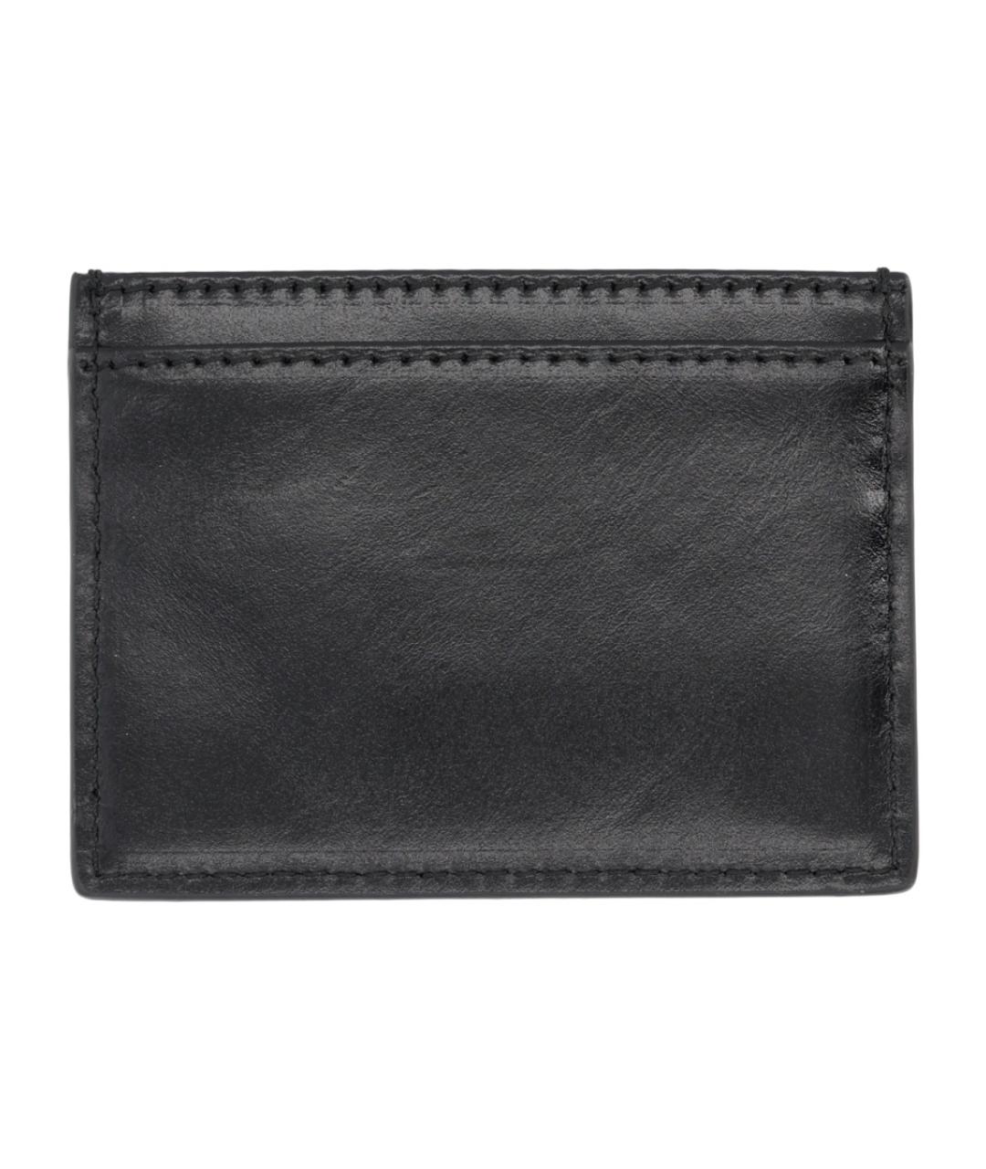 VIVIENNE WESTWOOD Черный кожаный кардхолдер, фото 2