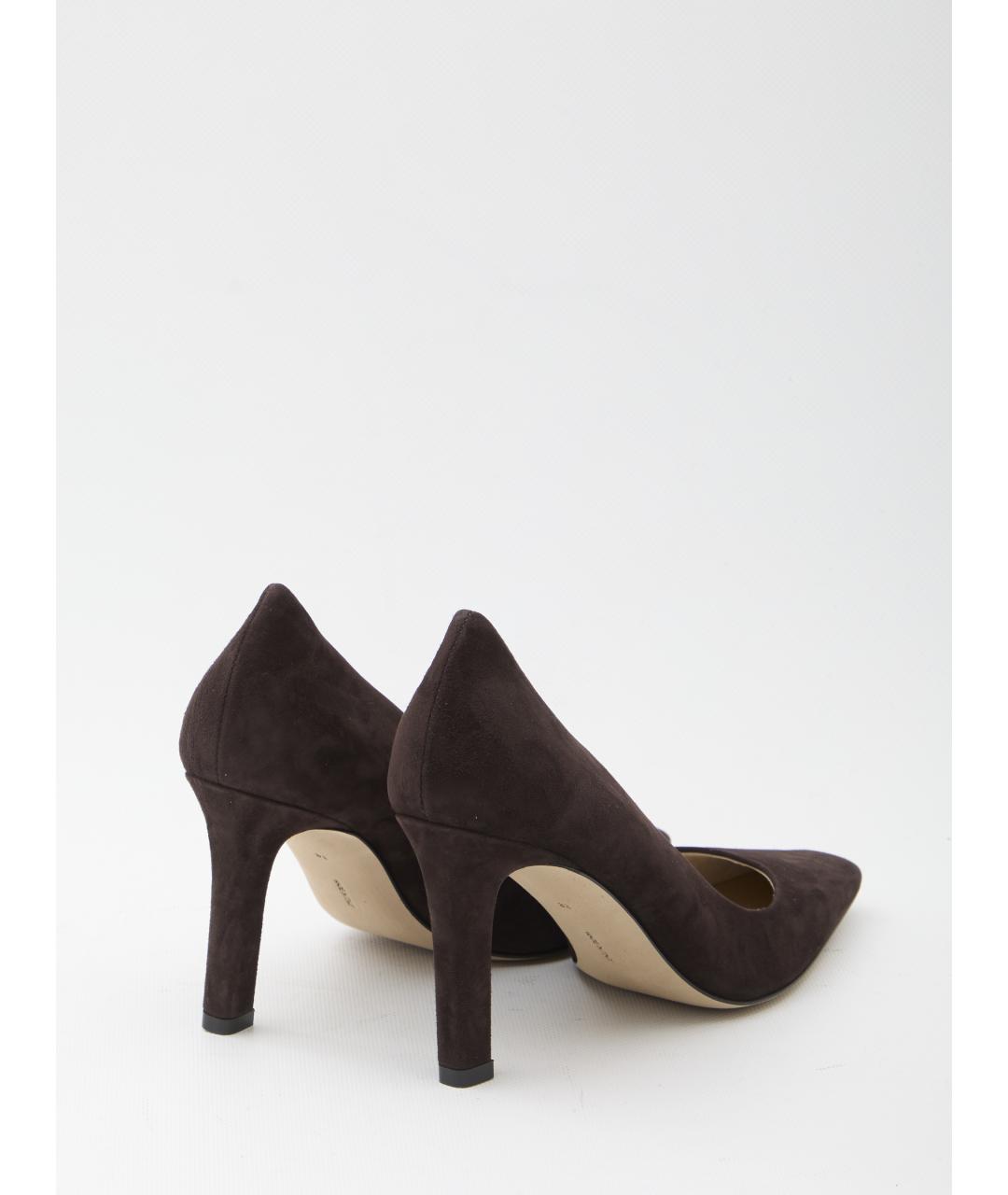 THE ROW Коричневые замшевые туфли, фото 3