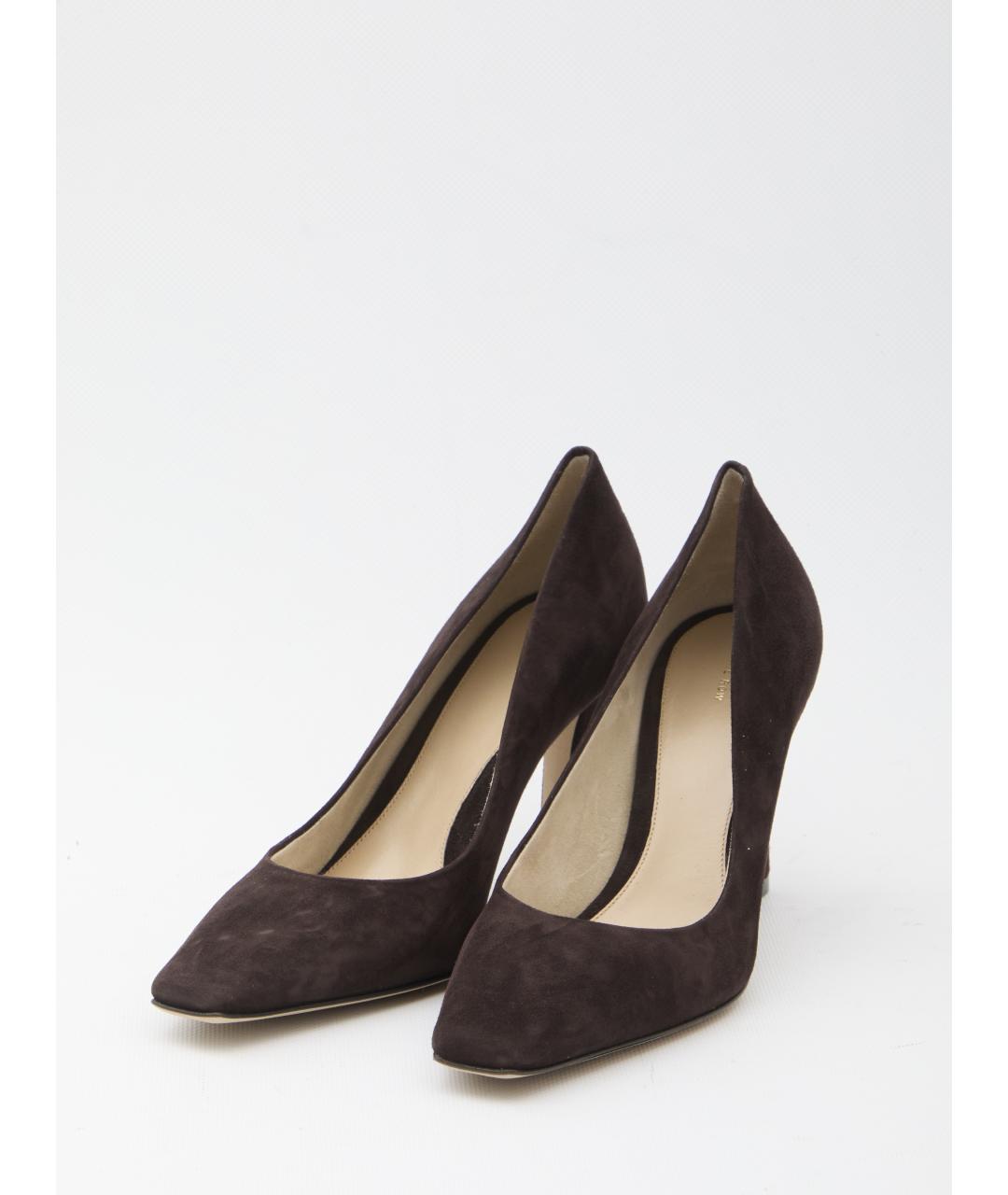 THE ROW Коричневые замшевые туфли, фото 2