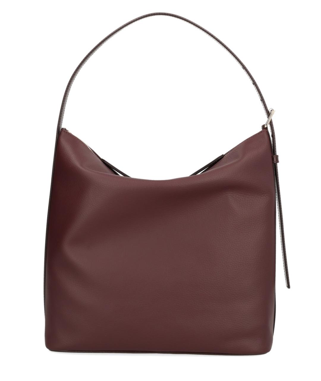 A.P.C. Коричневая кожаная сумка через плечо, фото 3