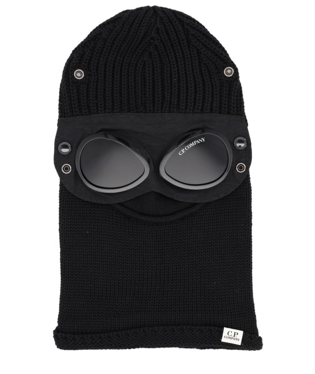 CP COMPANY Черная шерстяная кепка/бейсболка, фото 1