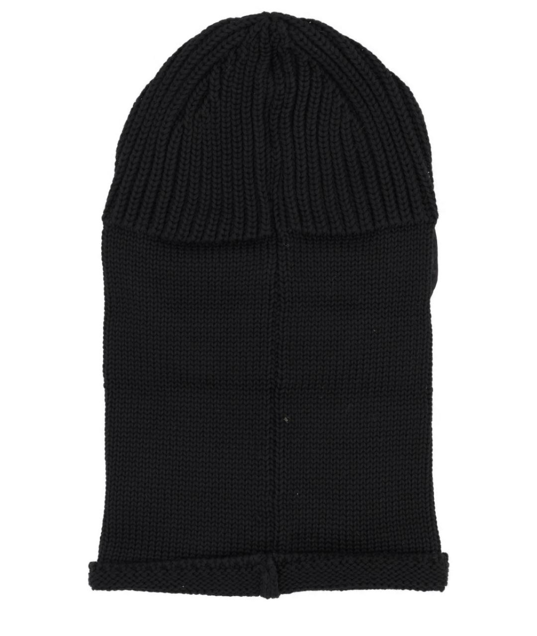 CP COMPANY Черная шерстяная кепка/бейсболка, фото 2