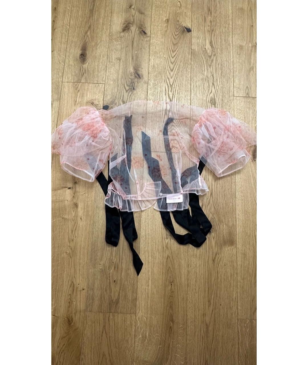 SIMONE ROCHA Розовая полиэстеровая блузы, фото 5