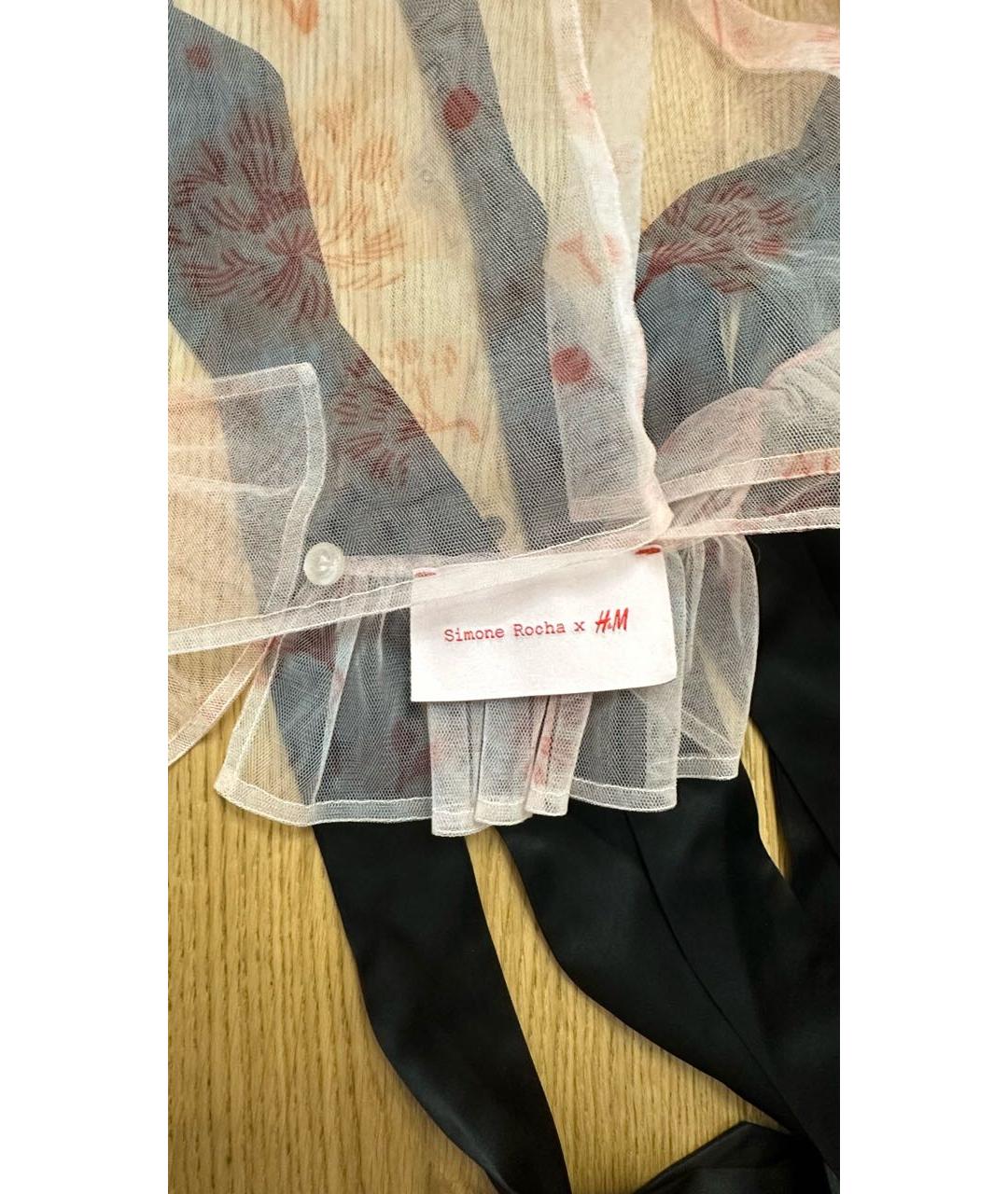 SIMONE ROCHA Розовая полиэстеровая блузы, фото 4