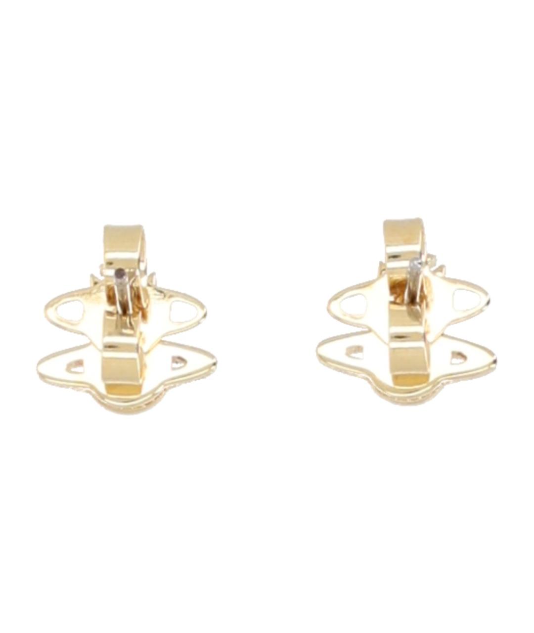 VIVIENNE WESTWOOD Золотые металлические серьги, фото 2