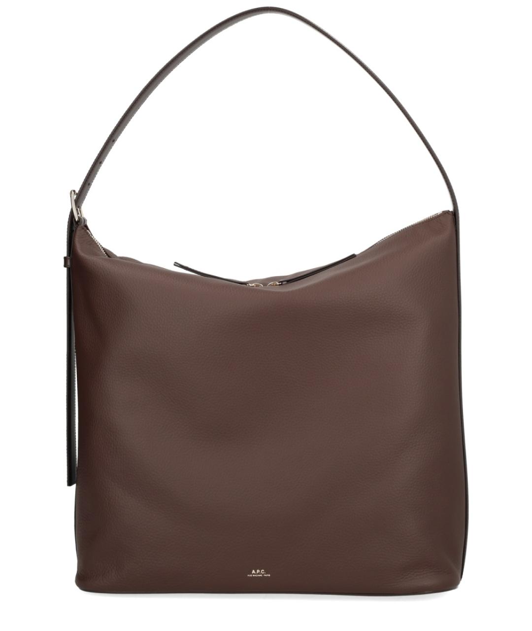 A.P.C. Коричневая сумка через плечо, фото 1