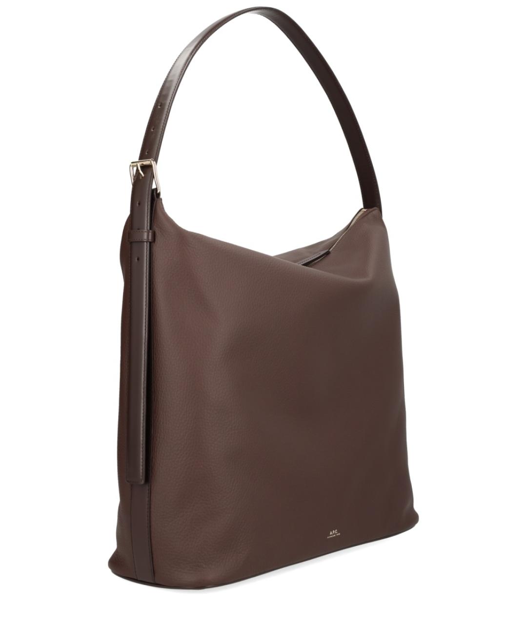 A.P.C. Коричневая сумка через плечо, фото 2