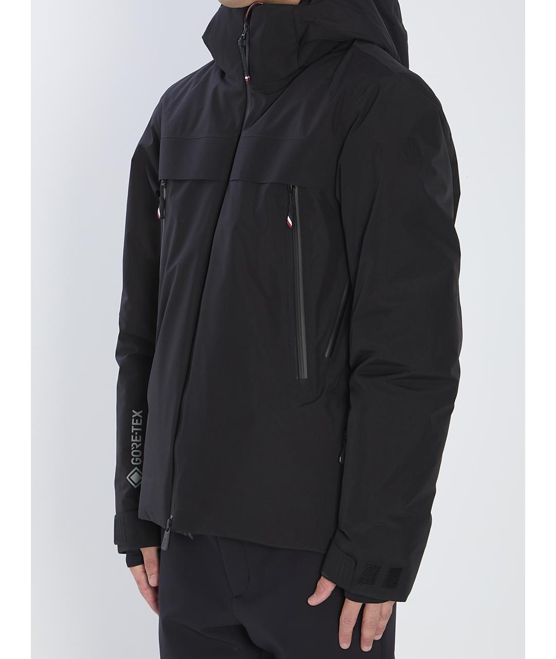 MONCLER GRENOBLE Черная полиэстеровая куртка, фото 3