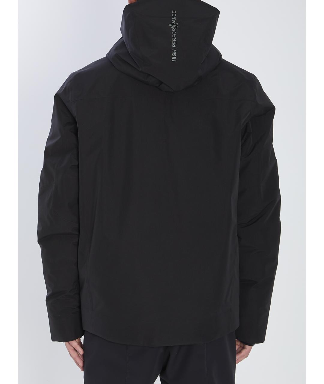 MONCLER GRENOBLE Черная полиэстеровая куртка, фото 5