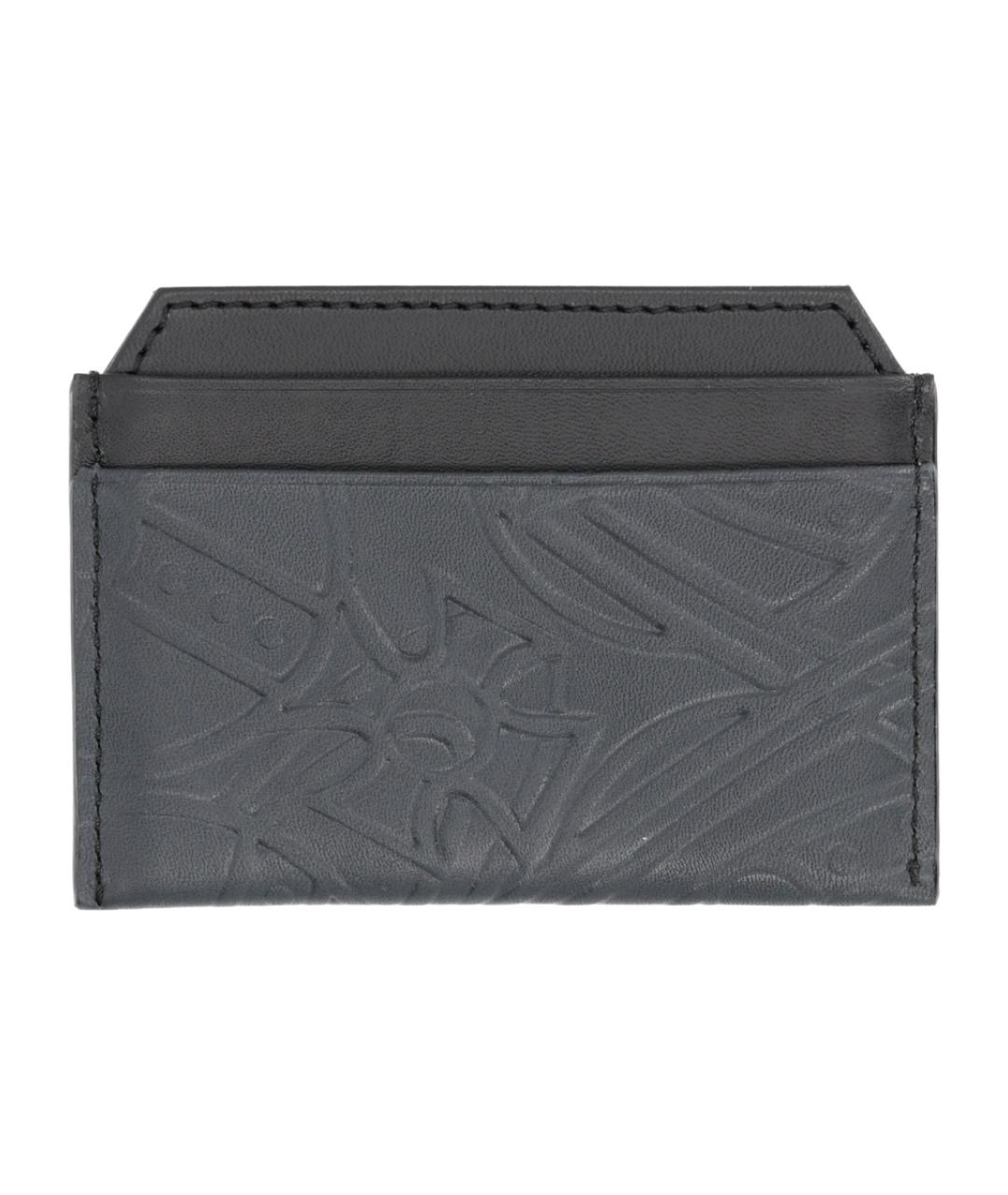 VIVIENNE WESTWOOD Черный кожаный кардхолдер, фото 2