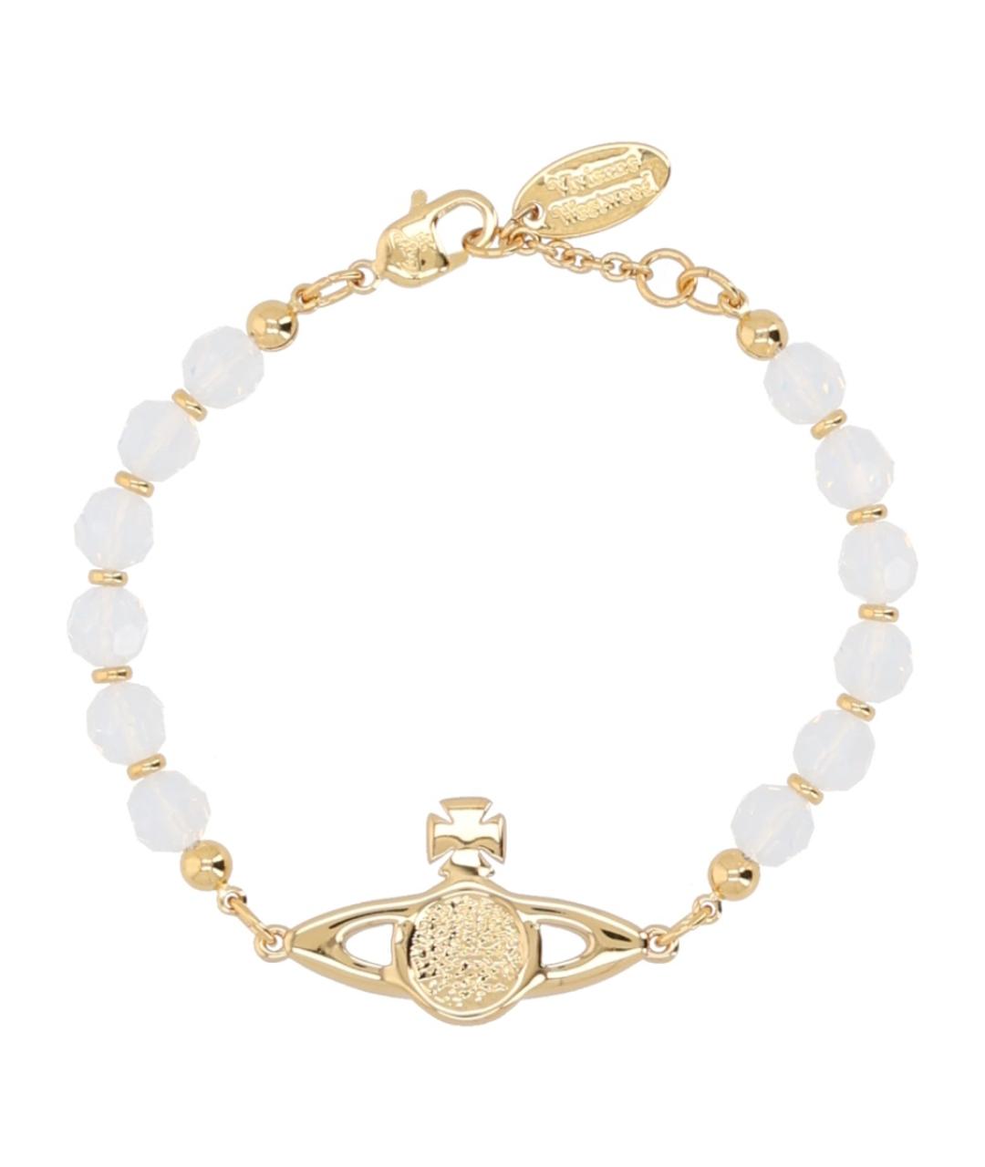 VIVIENNE WESTWOOD Золотой металлический браслет, фото 2