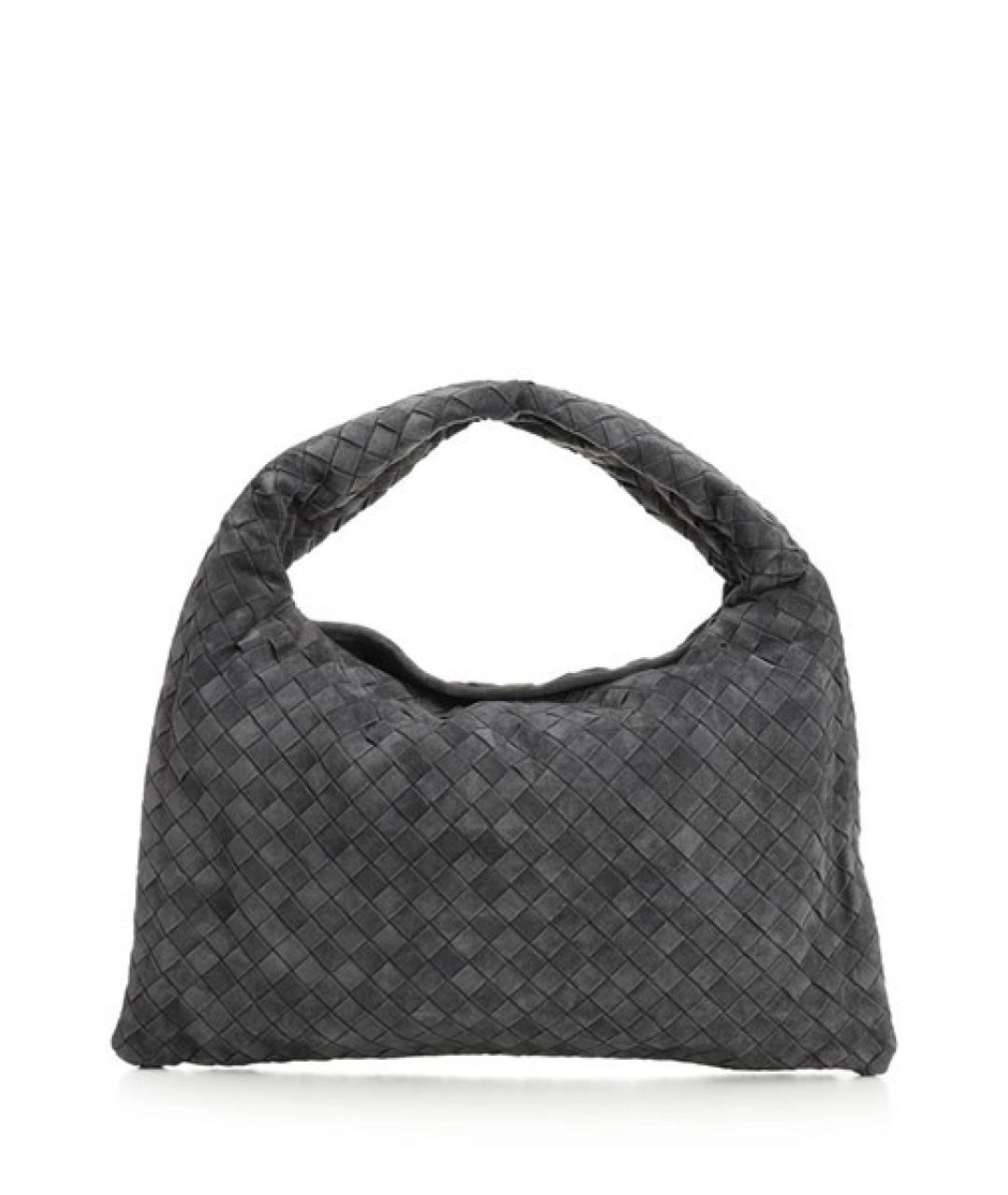 BOTTEGA VENETA Серая замшевая сумка тоут, фото 5