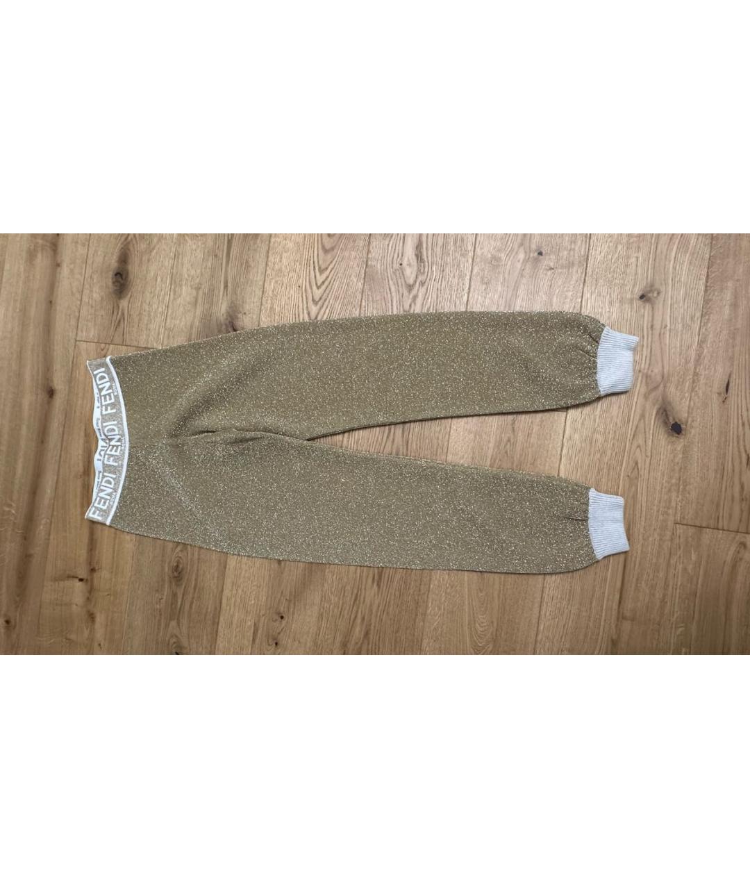 FENDI Золотой шерстяной спортивные костюмы, фото 9