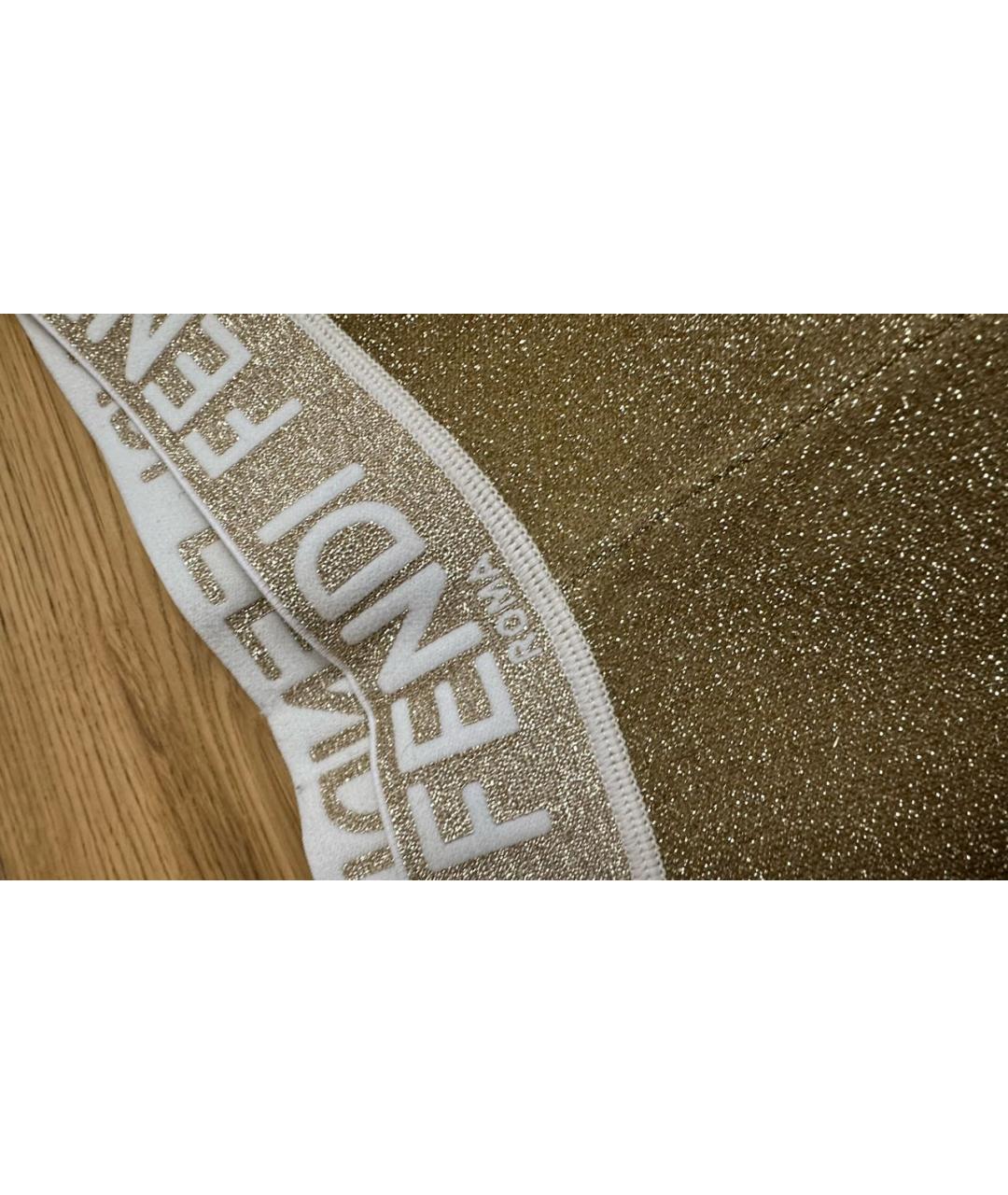 FENDI Золотой шерстяной спортивные костюмы, фото 2