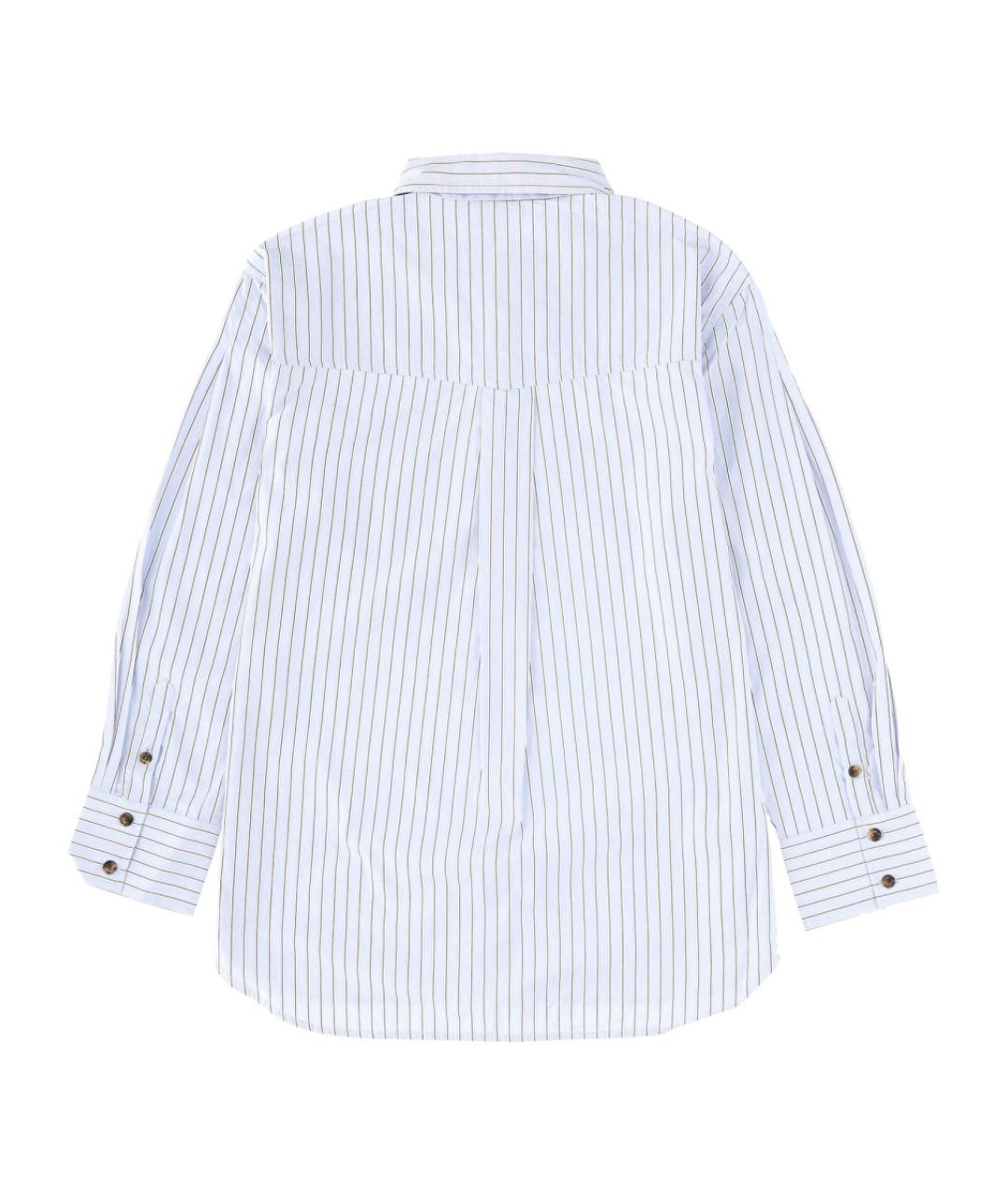 GANNI Голубая хлопковая рубашка, фото 2