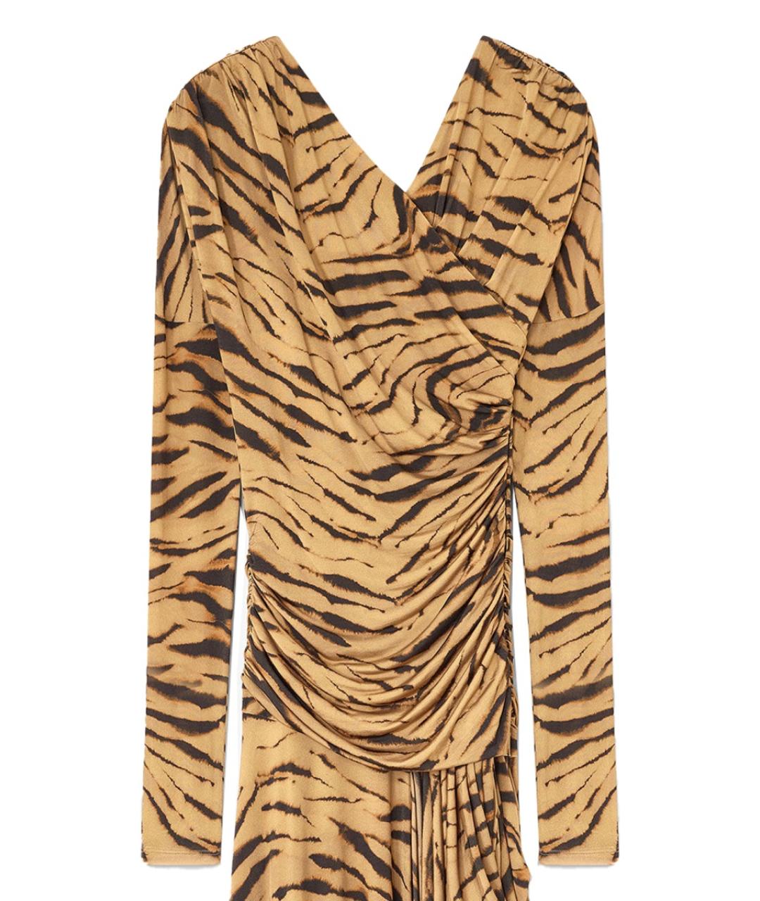 GANNI Мульти вискозное коктейльное платье, фото 2