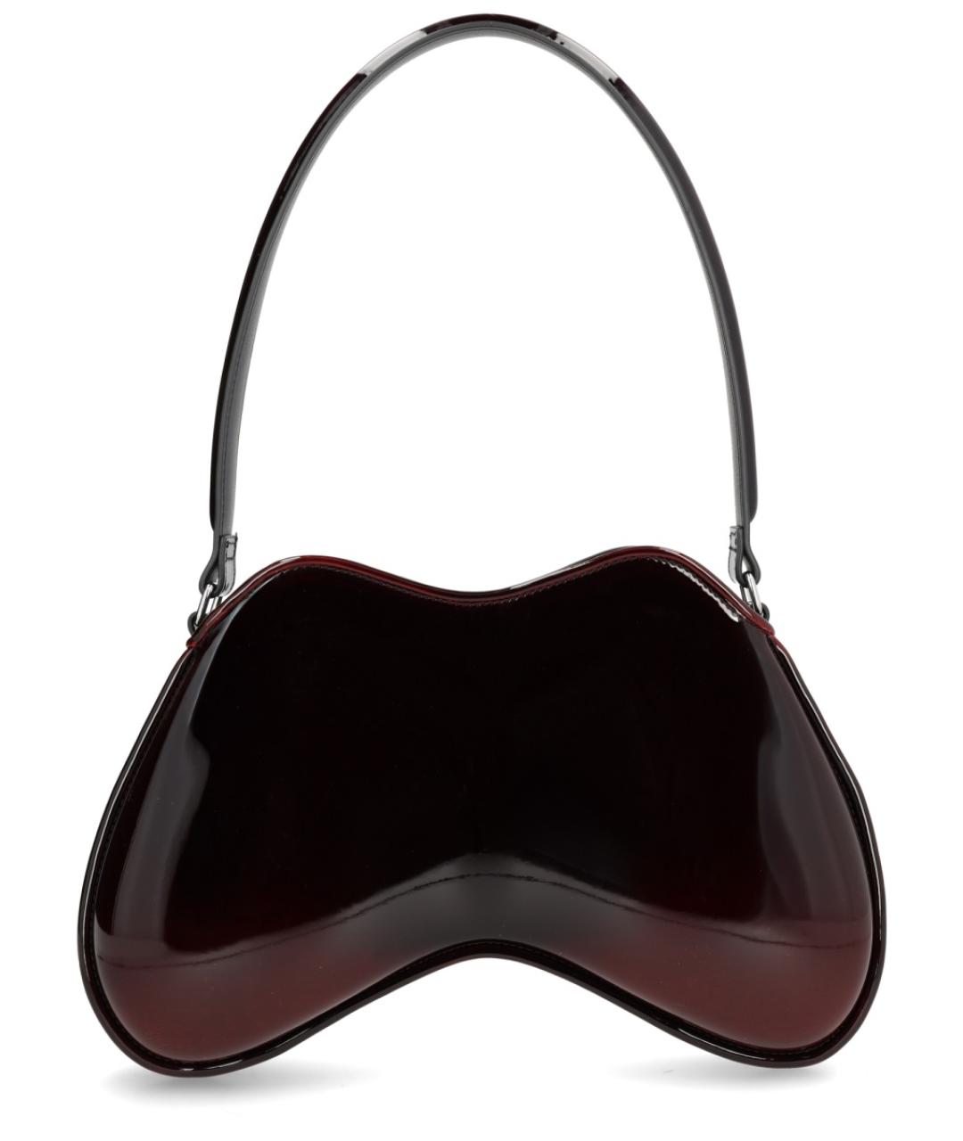 DIESEL Бордовая сумка через плечо из искусственной кожи, фото 3