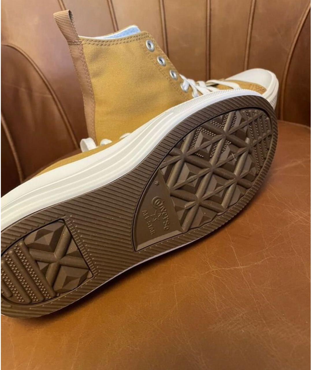 CONVERSE Горчичные текстильные кеды, фото 6