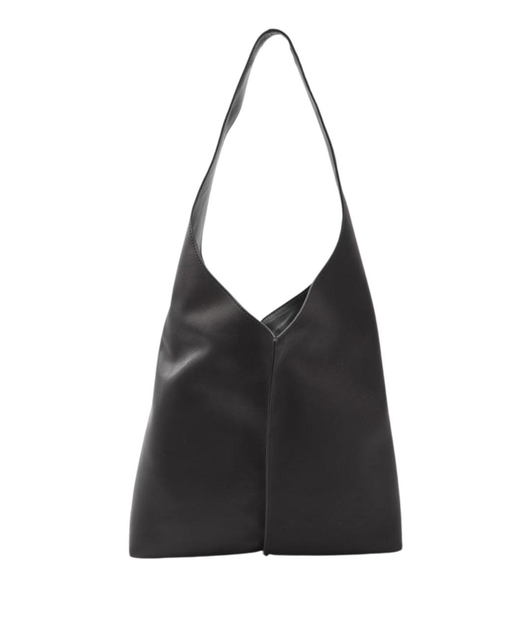 THE ROW Черная кожаная сумка через плечо, фото 1