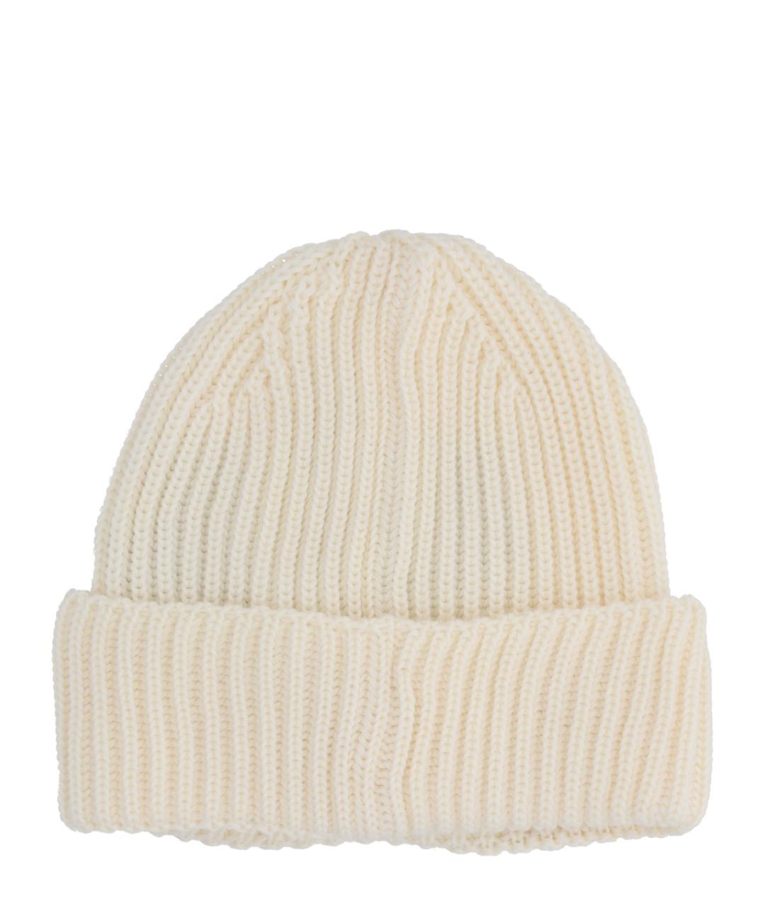 CP COMPANY Белая шерстяная шапка, фото 2