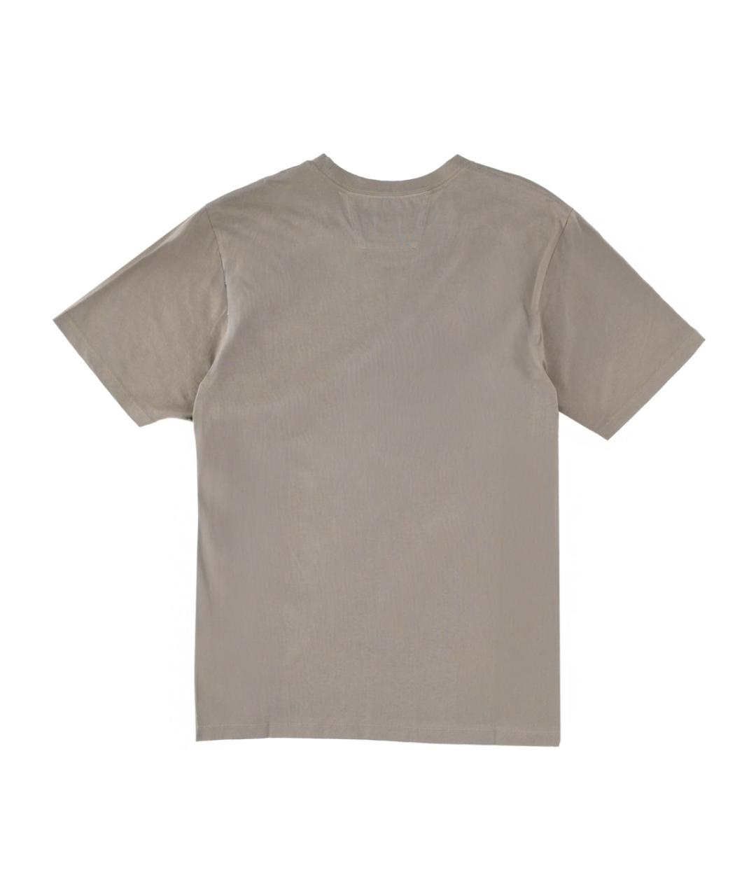 CP COMPANY Серая хлопковая футболка, фото 2
