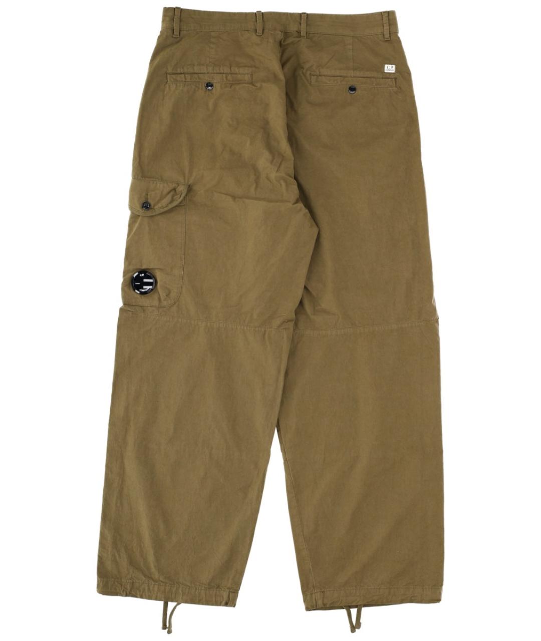 CP COMPANY Зеленые хлопковые повседневные брюки, фото 2