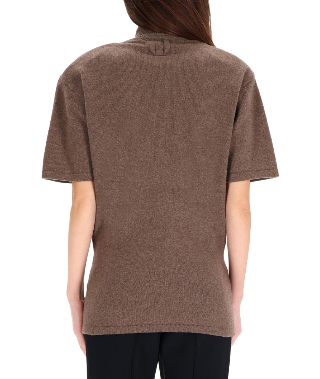 JACQUEMUS Коричневый шерстяной джемпер / свитер, фото 4