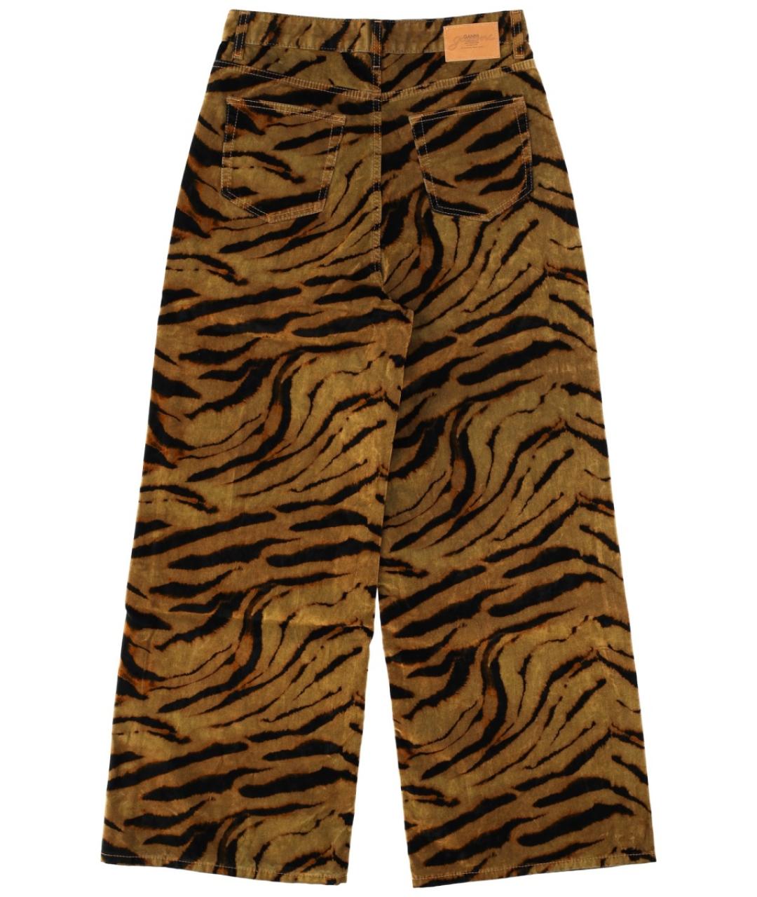 GANNI Мульти хлопковые прямые джинсы, фото 2