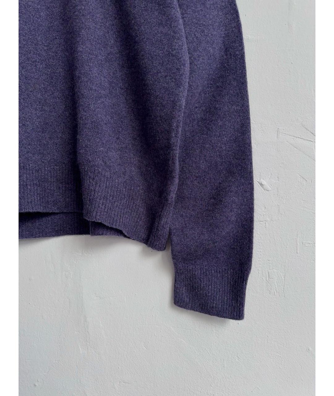 POLO RALPH LAUREN Фиолетовый шерстяной джемпер / свитер, фото 5