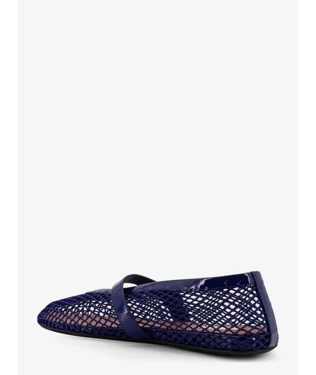 ALAIA Синие балетки из лакированной кожи, фото 2