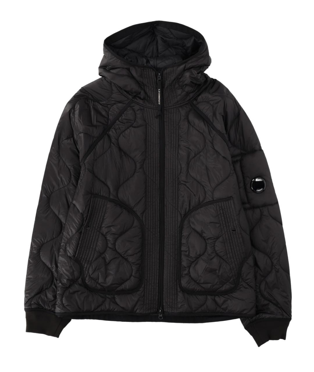 CP COMPANY Черная полиэстеровая куртка, фото 1
