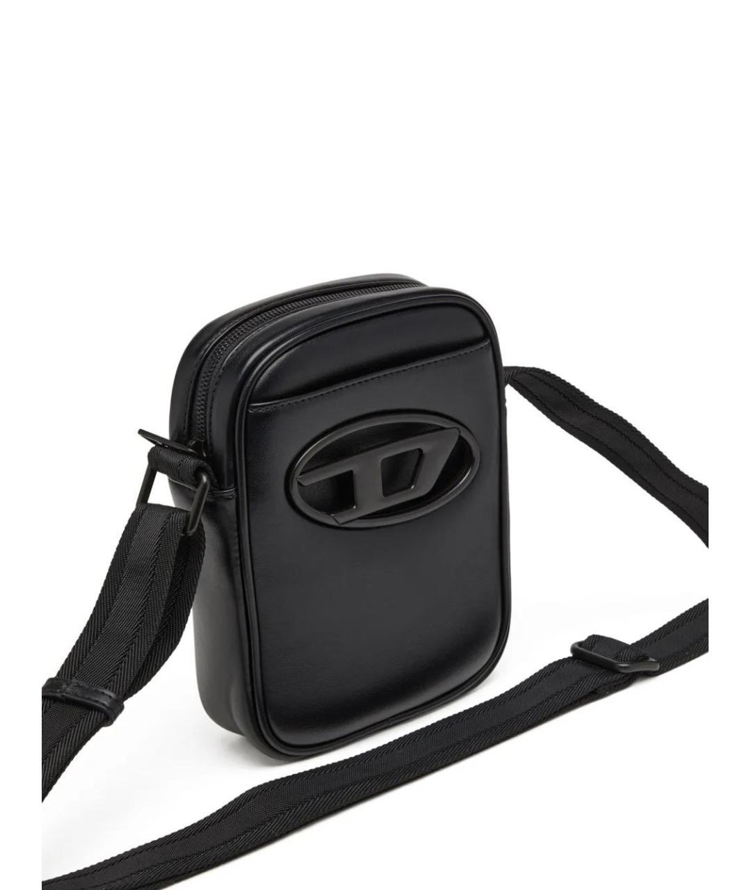 DIESEL Черная сумка через плечо, фото 5