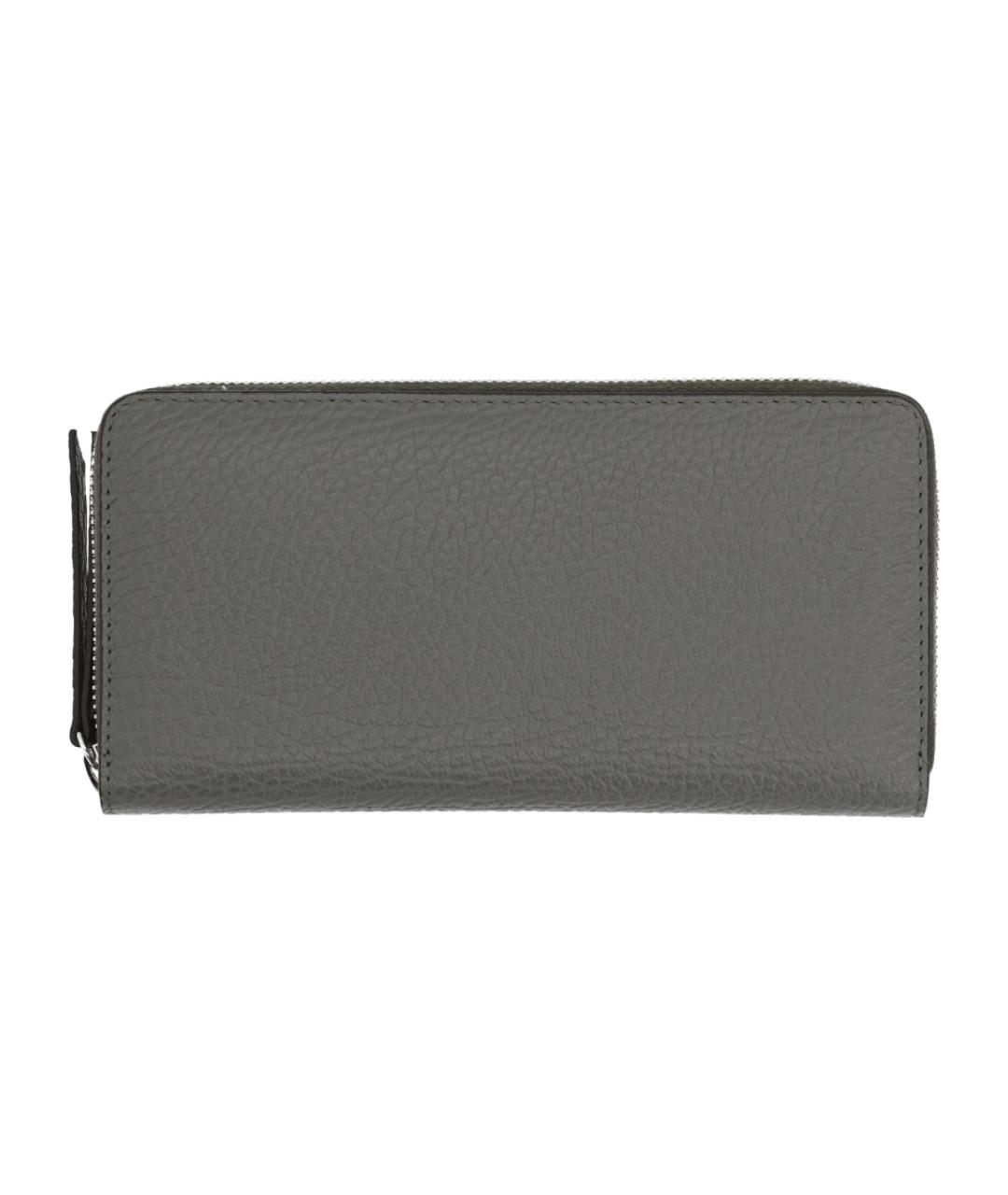 MAISON MARGIELA Черный кожаный кошелек, фото 1