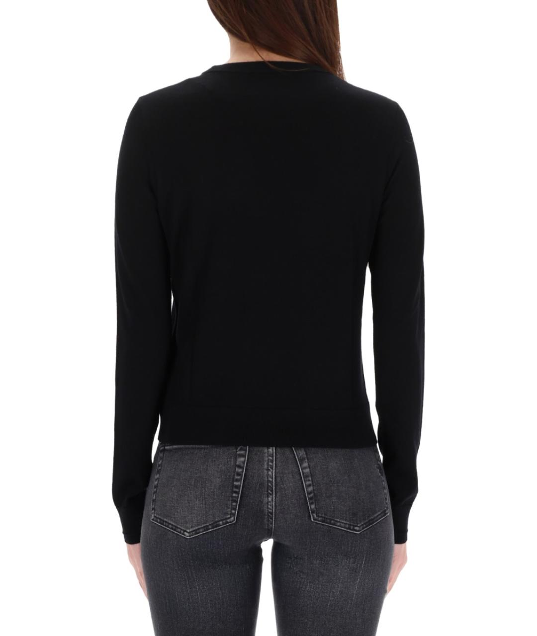 DIESEL Черный шерстяной джемпер / свитер, фото 4