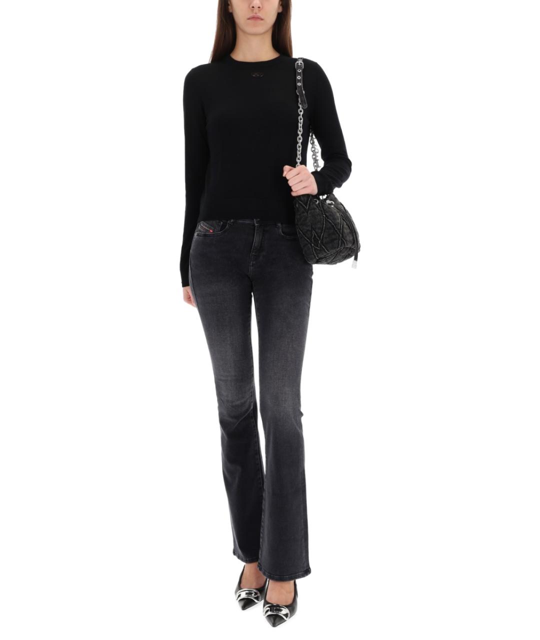 DIESEL Черный шерстяной джемпер / свитер, фото 3