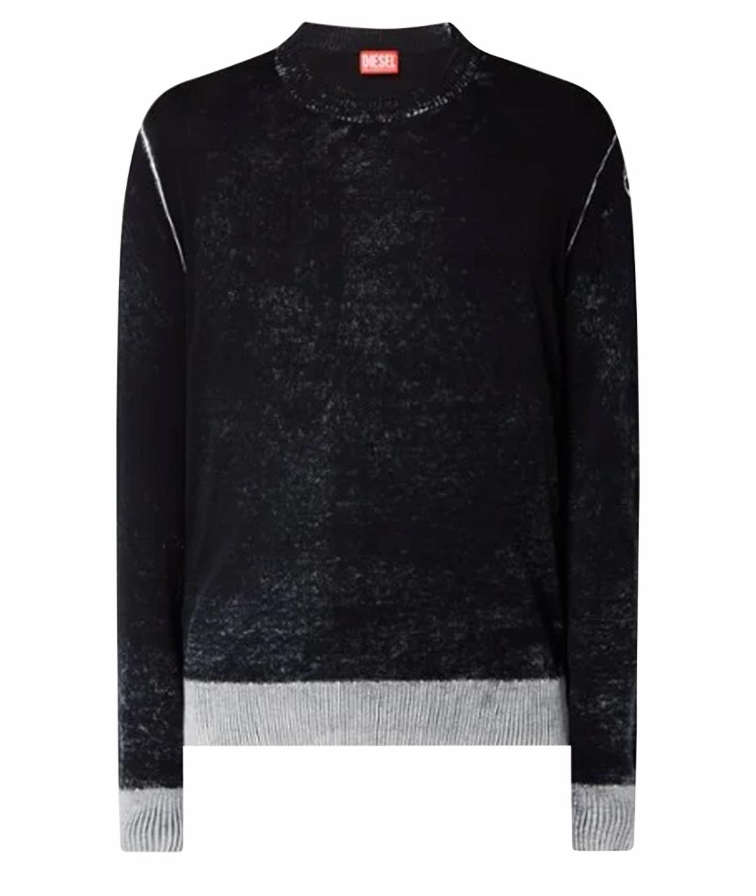 DIESEL Черный хлопковый джемпер / свитер, фото 1