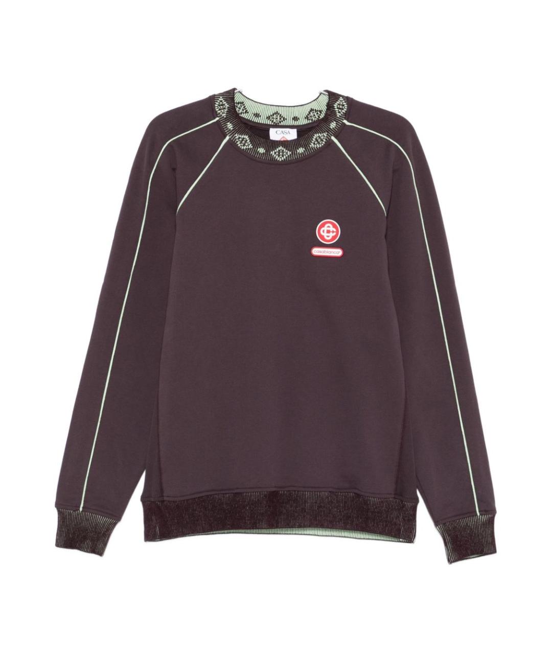 CASABLANCA Фиолетовый хлопковый джемпер / свитер, фото 1