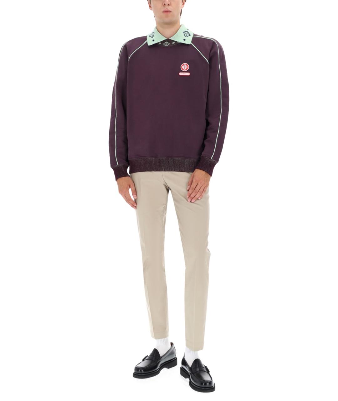 CASABLANCA Фиолетовый хлопковый джемпер / свитер, фото 3