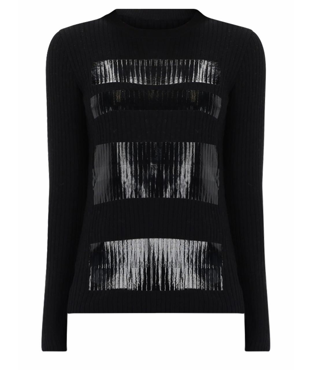 MM6 MAISON MARGIELA Черный шерстяной джемпер / свитер, фото 1