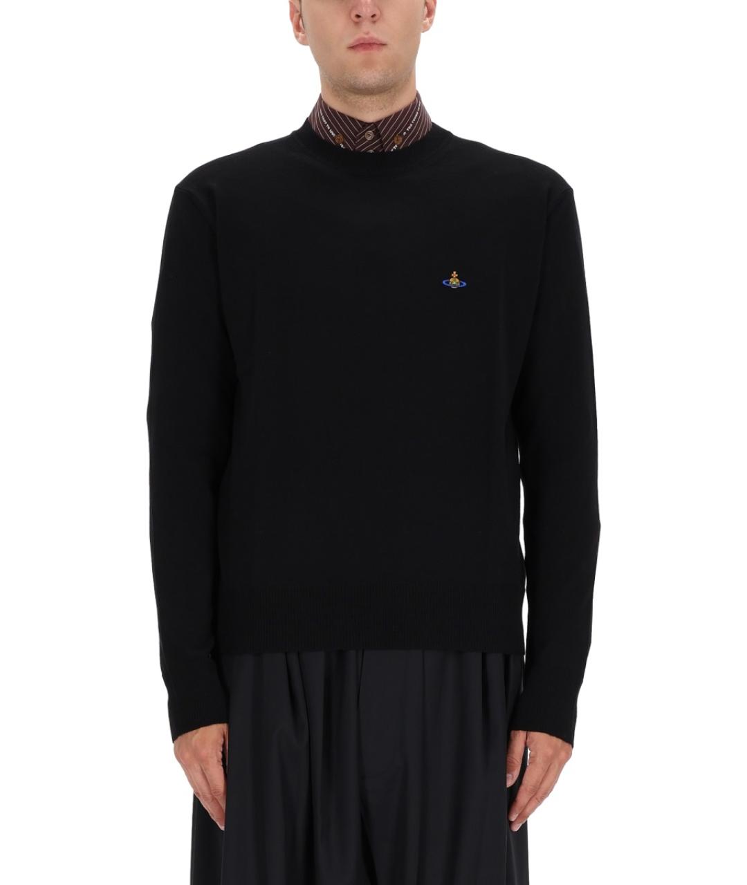 VIVIENNE WESTWOOD Черный шерстяной джемпер / свитер, фото 5