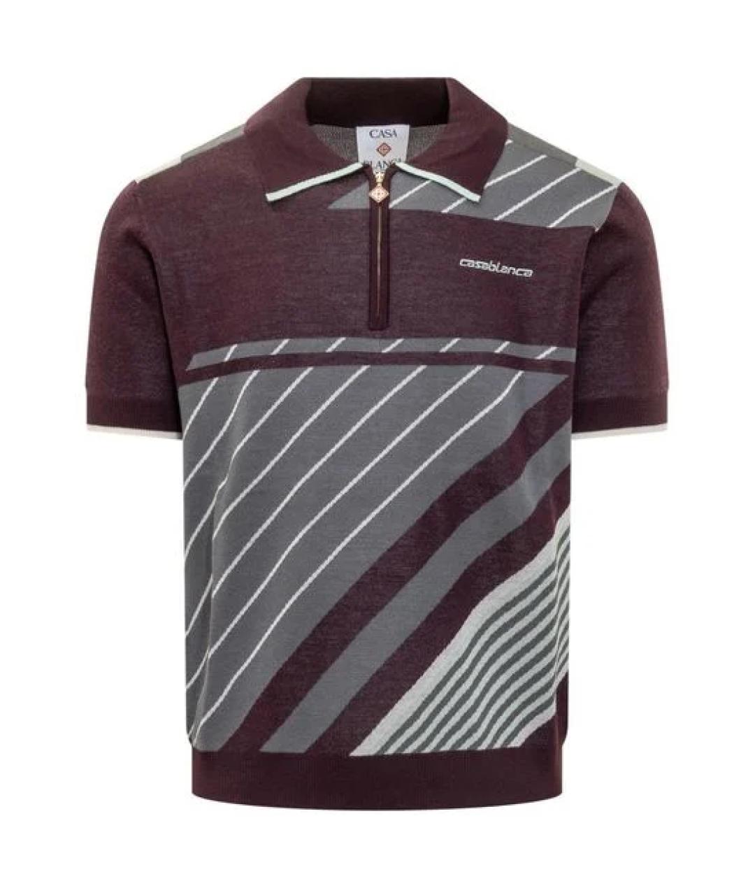 CASABLANCA Мульти хлопко-шерстяная футболка, фото 1